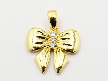 Dainty Gold Bow Discount