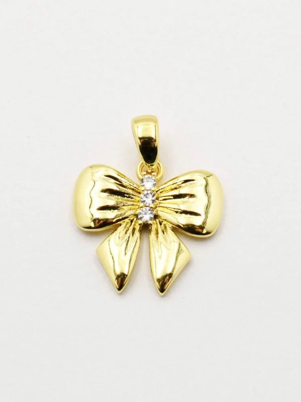 Dainty Gold Bow Discount