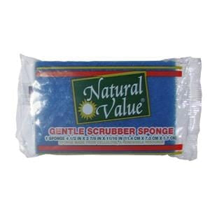 Natural Value Gentle Scrubber Sponge - 24 x 1 ct. Discount