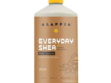 Alaffia Everyday Shea Vanilla Body Lotion 950ml Cheap