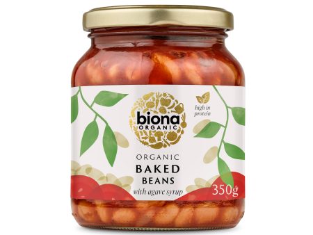 Biona Organic Baked Beans w Agave Syrup 350g x 6 Jars Online Sale