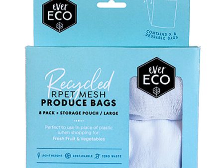 Ever Eco Reusable Fruit & Veg Bags + Storage Pouch - 8 pk Online Hot Sale