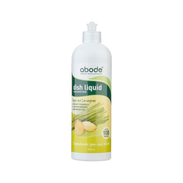 Abode Dish Liquid Ginger & Lemongrass 500ml Fashion