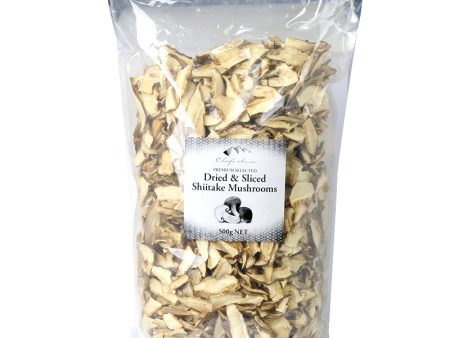 Chef s Choice Dried & Sliced Shiitake Mushrooms BULK 500g Supply