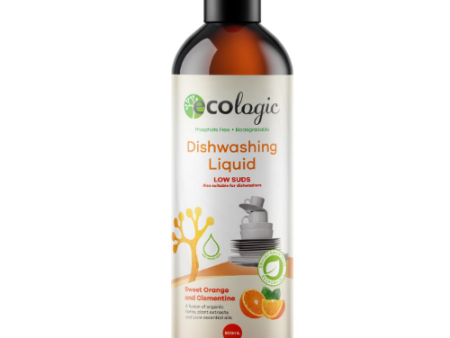 Ecologic Dishwash Liquid Sweet Orange & Clementine 500ml Online now