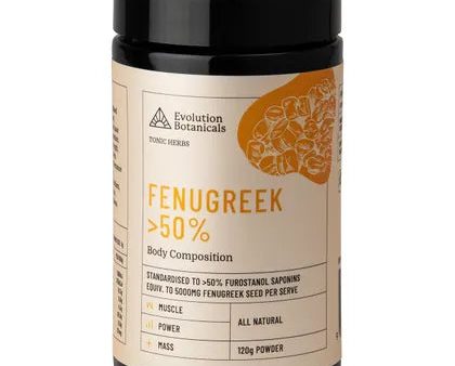 Evolution Botanicals Fenugreek >50% Powder 120g Supply