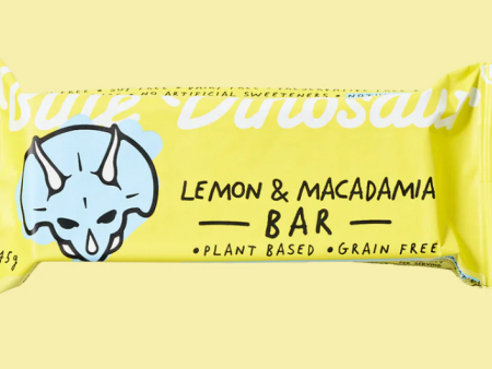 Blue Dinosaur Macadamia Lemon Bar 45g x 12 For Sale