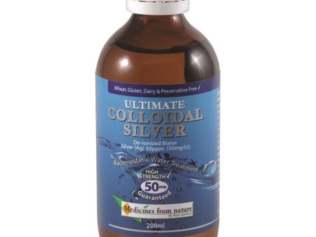 Medicines From Nature Ultimate Colloidal Silver 50ppm 200ml Online now