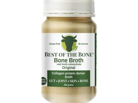 Best Of The Bone - Grass-Fed Certified Beef Bone Broth Concentrate Original 390g Online now