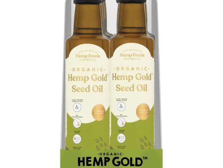 Organic Hemp Gold Seed Oil Contains Omega 3, 6 & 9 - 250mL x 6 Online now