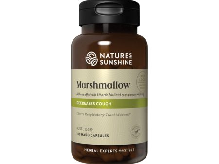 Nature s Sunshine Marshmallow 450mg 100c Natural Cough Remedy Online Sale