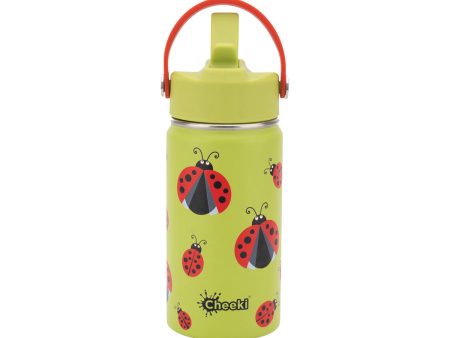 Cheeki Insulated Bottle Kids Ladybug 400ml Cheap