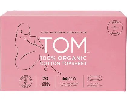 TOM Organic Liners Light Bladder Protection Long 4x20pk For Cheap