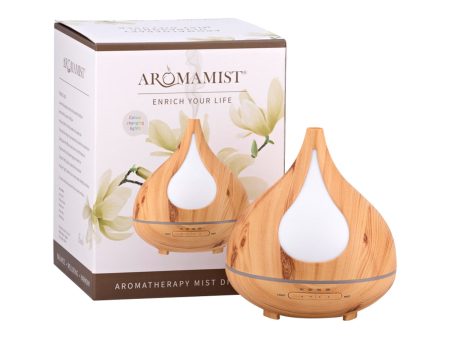 Aromamatic Aromamist Ultrasonic Mist Diffuser Woodgrain Beech Fashion