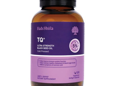 Hab Shifa TQ+ Ultra Strength Black Seed Oil Cold Pressed 120c Online now