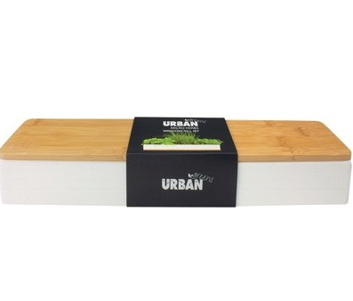 Urban Greens Windowsill Grow Kit Micro-herbs - 45x8x6cm Cheap