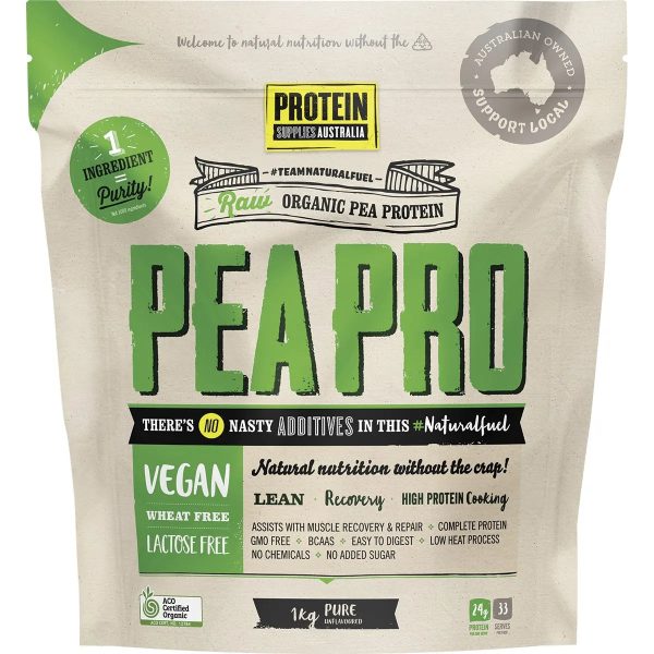 Protein Supplies Australia Pure Pea Protein Isolate 1kg Online Sale