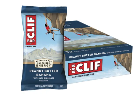 Clif Bar Crunchy Peanut Butter Banana Energy Bar 12x68g Online Hot Sale