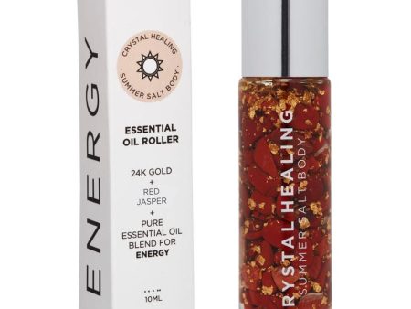 Summer Salt Body - Essential Oil Roller With 24K Gold Energy - Red Jasper 10ml Sale