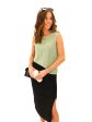 Work and Play Sage Green Tank Top Supply