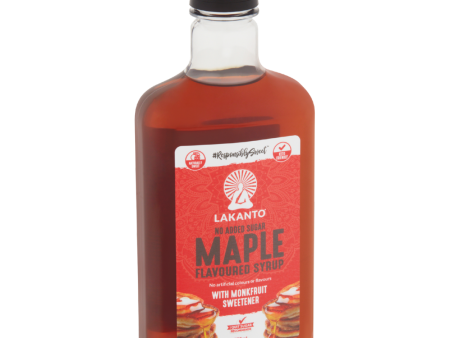 Lakanto Maple Flavoured Syrup Monkfruit Sweetener 375ml Hot on Sale