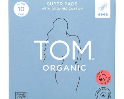 TOM Organic Pads Super 6x10pk Discount