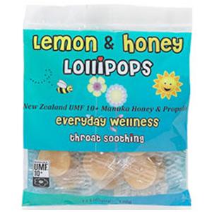 Comvita Children s Lemon & Honey Lollipops - 12 x 10 ct. Online now