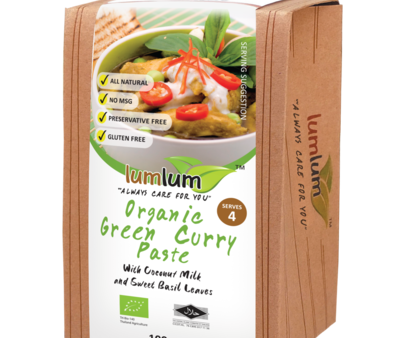 Lum Lum Organic Green Curry Paste 100g Online Sale