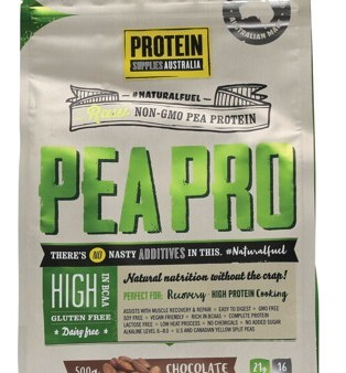 Protein Supplies Australia Pure Pea Protein Isolate Chocolate 500g For Sale