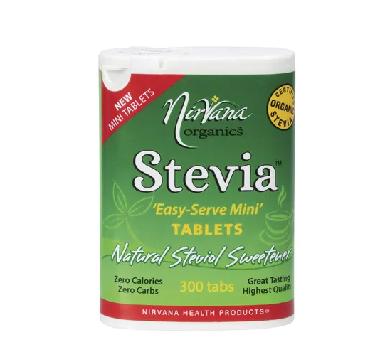 Nirvana Organics Stevia Mini Tablets x300 Discount