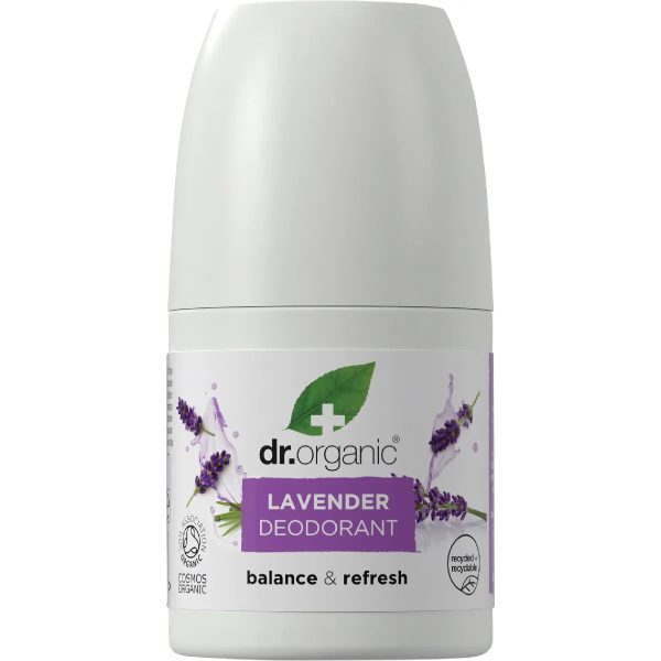 Dr Organic Roll-On Deodorant Lavender 50ml Hot on Sale