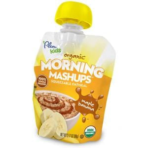 Plum Organics Morning Mashup Maple Banana, Organic  - 6 x 12.68 oz Cheap