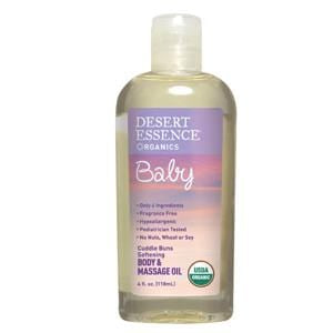 Desert Essence Body & Massage Oil, Softening, Cuddle Buns - 4 ozs. Fashion