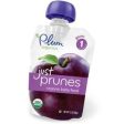 Plum Organics Stage 1 Just Fruit Puree, Prunes, Organic    - 6 x 3.5 oz Fashion