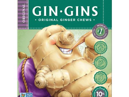 The Ginger People Gin Gins Chewy Ginger Candy Original - 42gx12 Supply