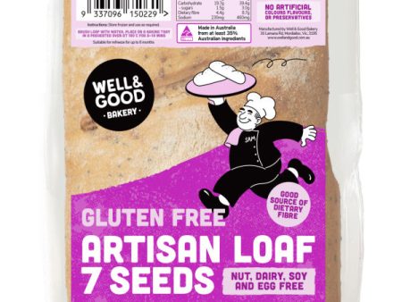 Well & Good Gluten Free Artisan Loaf 7 Seeds 500g For Discount