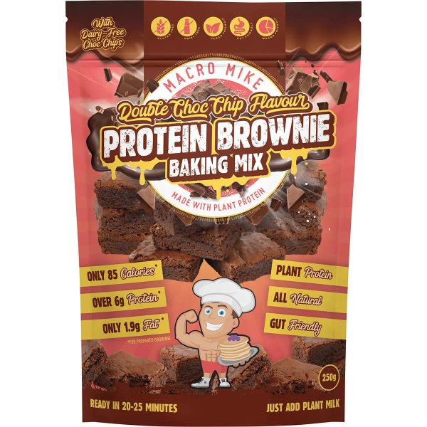 Macro Mike Protein Brownie Baking Mix Double Choc 250g Discount