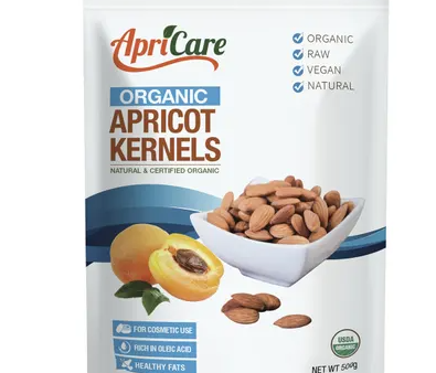 Apricare Organic Raw Apricot Kernels 500g Supply