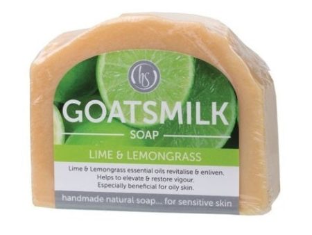 Harmony Soapworks Lime & Lemongrass Goat s Milk Soap 140g x 5 packs Online