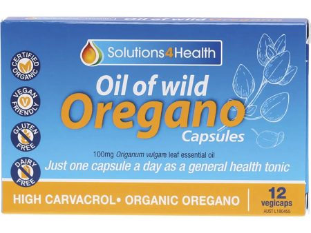 Solutions 4 Health Oil of Wild Oregano VegeCaps 12 Caps Online now