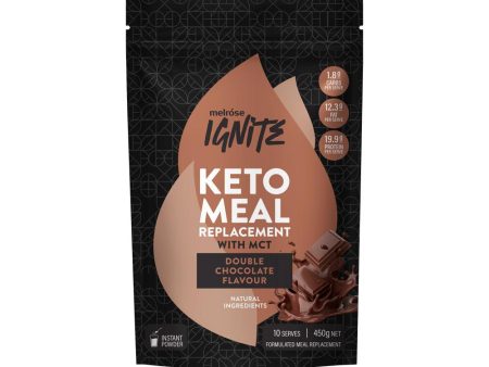 Melrose Ignite Keto Meal Replacement Double Chocolate 450g Supply