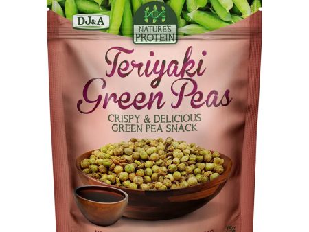 DJ&A Nature s Protein Teriyaki Green Peas 12x75g For Cheap