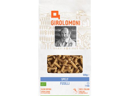 Girolomoni Organic Spelt Pasta Fusilli 500g Sale