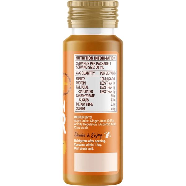 Buderim Ginger Australian Ginger Vitality Shot 50ml Hot on Sale