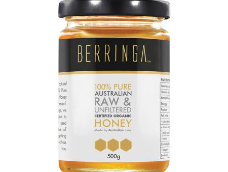 Berringa Raw Organic Honey 500g Online Sale