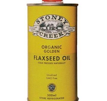 Stoney Creek Organic Golden Flaxseed Oil 500ml Fashion