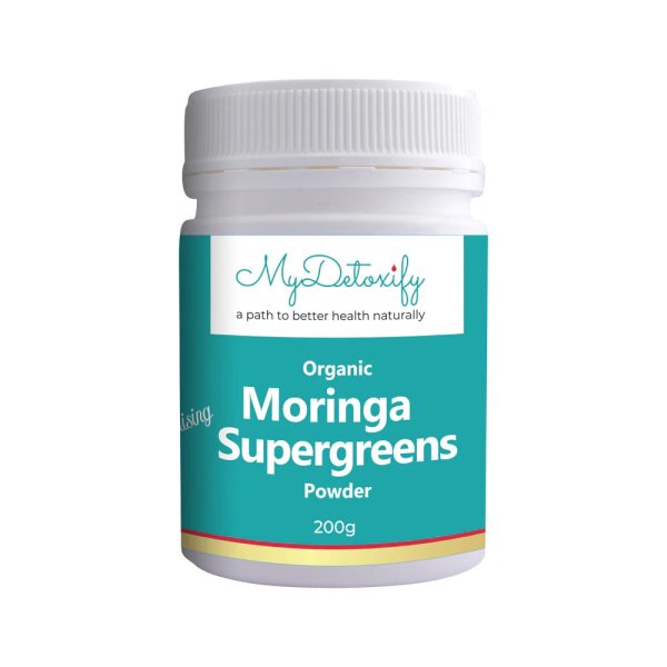 MyDetoxify Organic Moringa Alkalising Supergreens Powder 200g Online