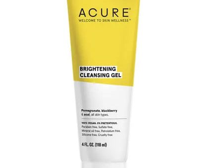 Acure Brilliantly Brightening Cleansing Gel - 118ml Hot on Sale