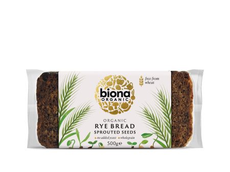 Biona Organic Vitality Rye Bread with Sprouted Seeds 500g x7 packs Online