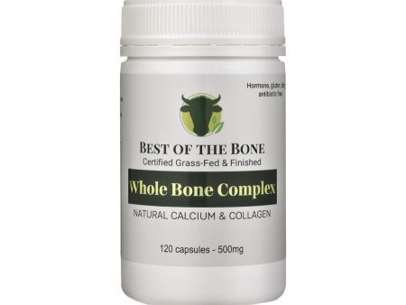 Best of the Bone Whole Bone Complex Natural Calcium & Collagen 120c on Sale